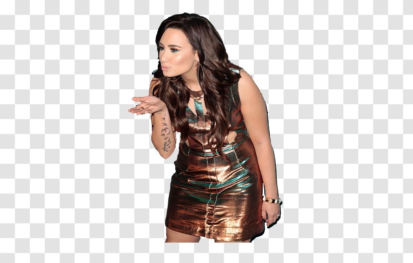 Demi Lovato Model DeviantArt Desktop Wallpaper - Brown Hair Transparent PNG