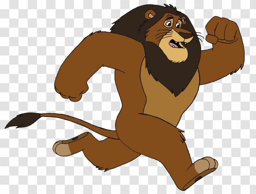 Simba Lion Animation Clip Art - Great Ape - Scared Cliparts Transparent PNG
