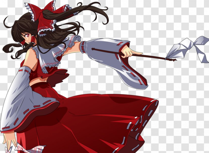 The Embodiment Of Scarlet Devil Subterranean Animism Double Dealing Character Reimu Hakurei Team Shanghai Alice - Cartoon - 动漫 Transparent PNG
