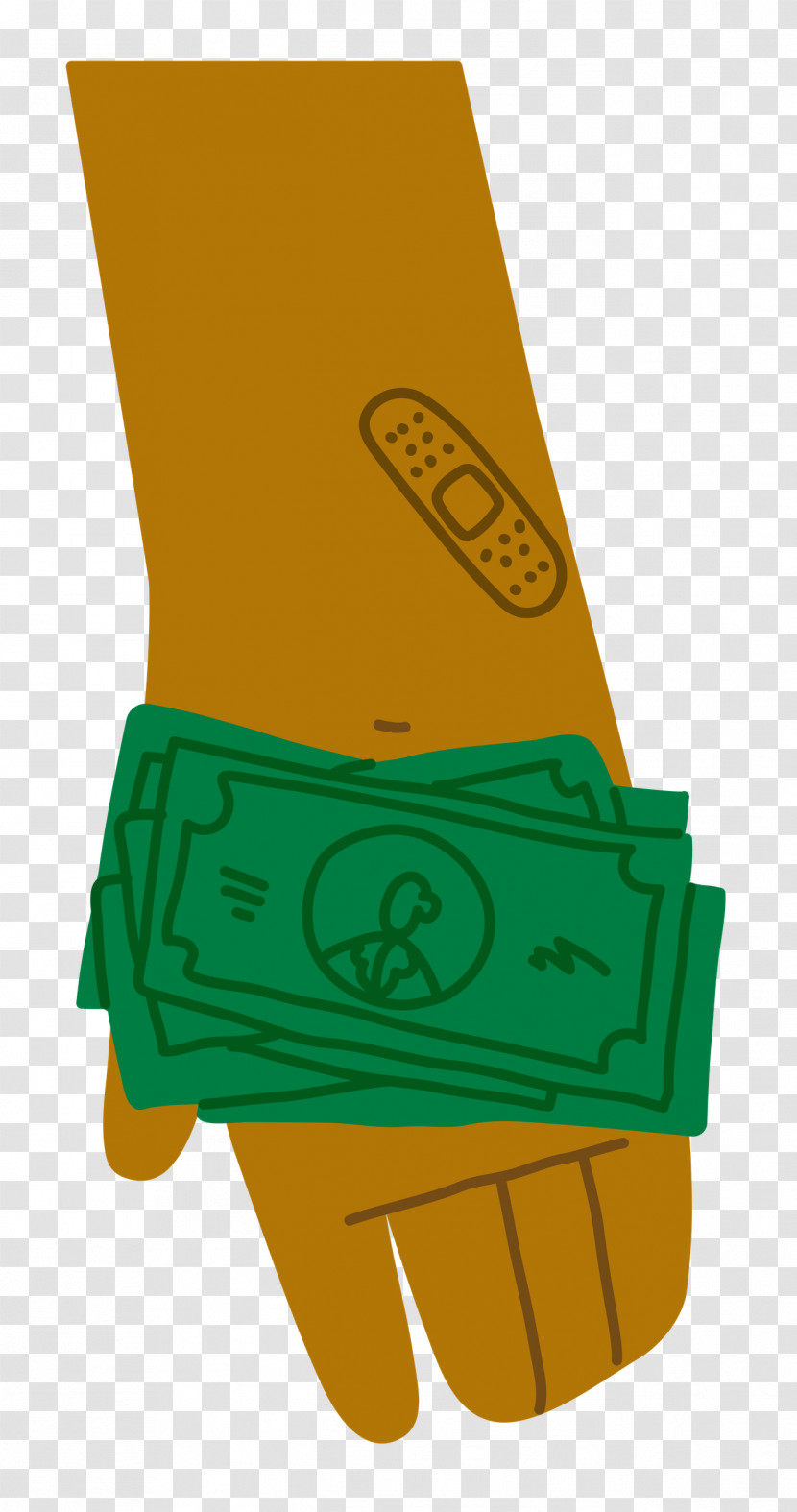 Hand Giving Cash Transparent PNG