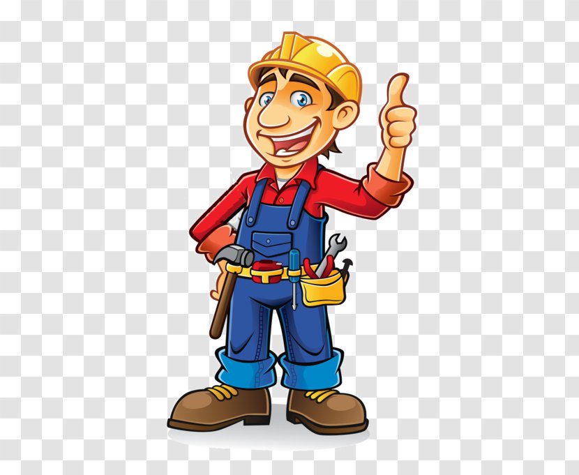 Laborer Handyman Clip Art - Cartoon - Handy Man Transparent PNG