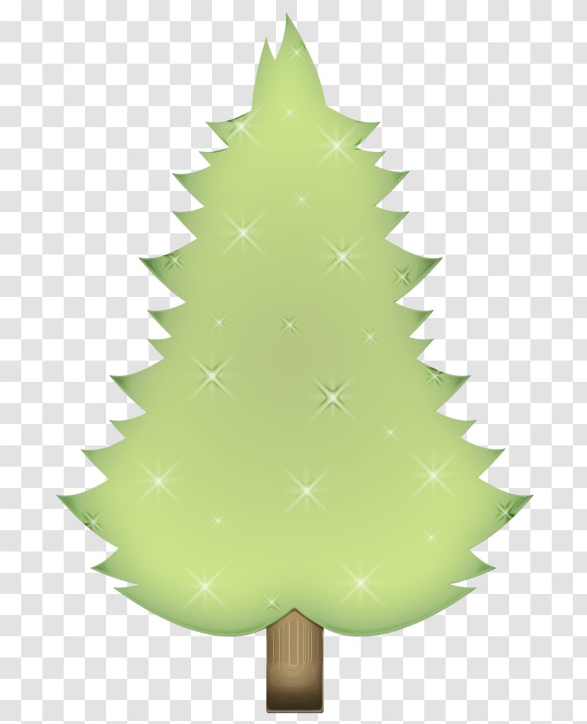 White Christmas Lights - Fir - Cypress Family Pine Transparent PNG