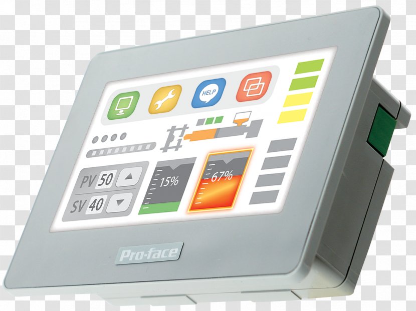 User Interface Pro-Face America, Inc. Touchscreen Display Device Programmable Logic Controllers - Computer Software - Proface Hmi Transparent PNG