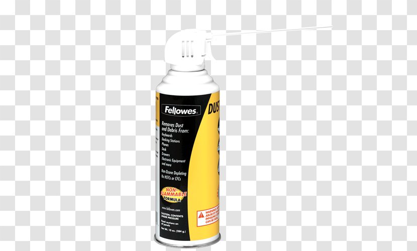Gas Duster 1,1,1,2-Tetrafluoroethane Dust-Off Compressed Air Fellowes Brands - Liquid Transparent PNG