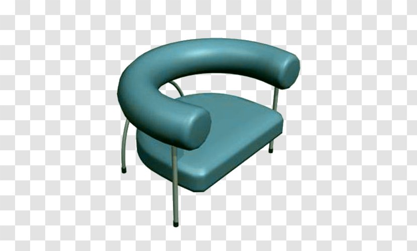 Chair 3D Modeling Computer Graphics Autodesk 3ds Max Furniture - 3d Rendering - Blue Rounded Seat Transparent PNG