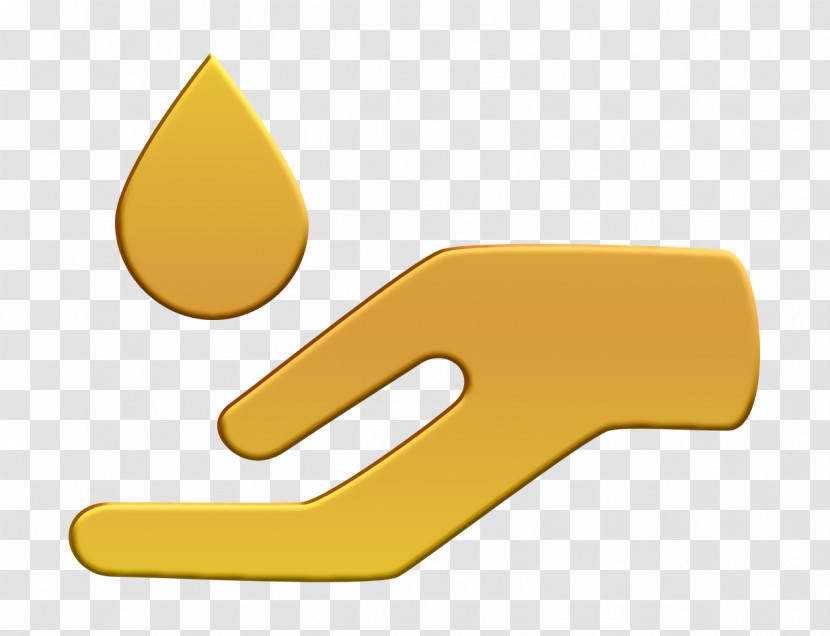 Essential Oil Drop For Spa Massage Falling On An Open Hand Icon Icon Oil Icon Transparent PNG