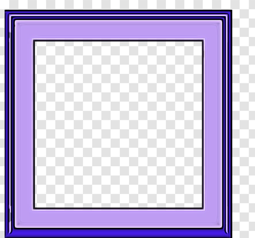 Background Blue Frame - Rectangle - Violet Transparent PNG