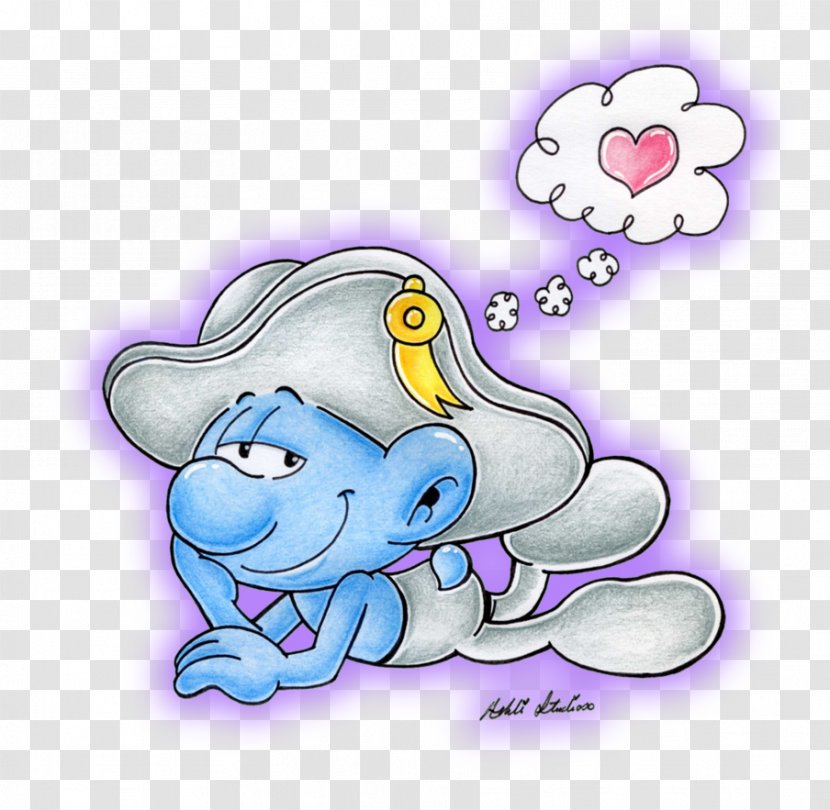 Clip Art Hug Daydream Kiss Happiness - Tree - Dreamy Smurf Transparent PNG