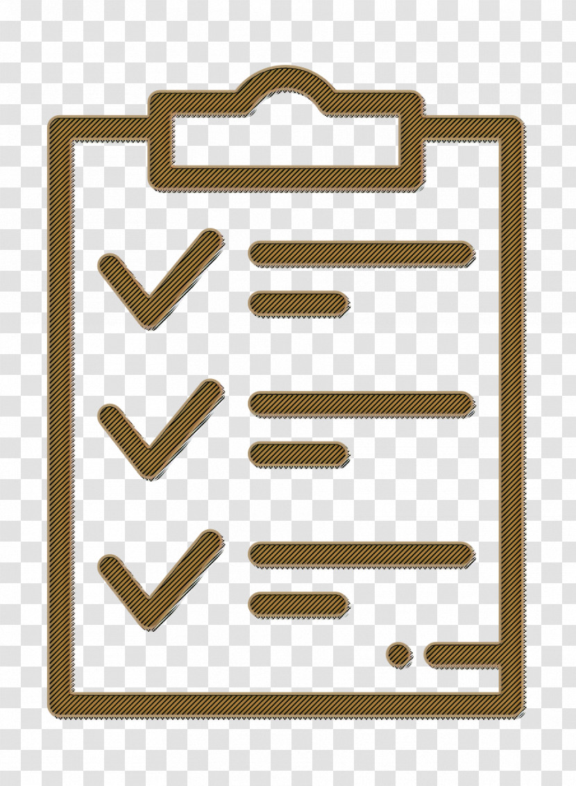 Checklist Icon Physiotherapy Icon Transparent PNG