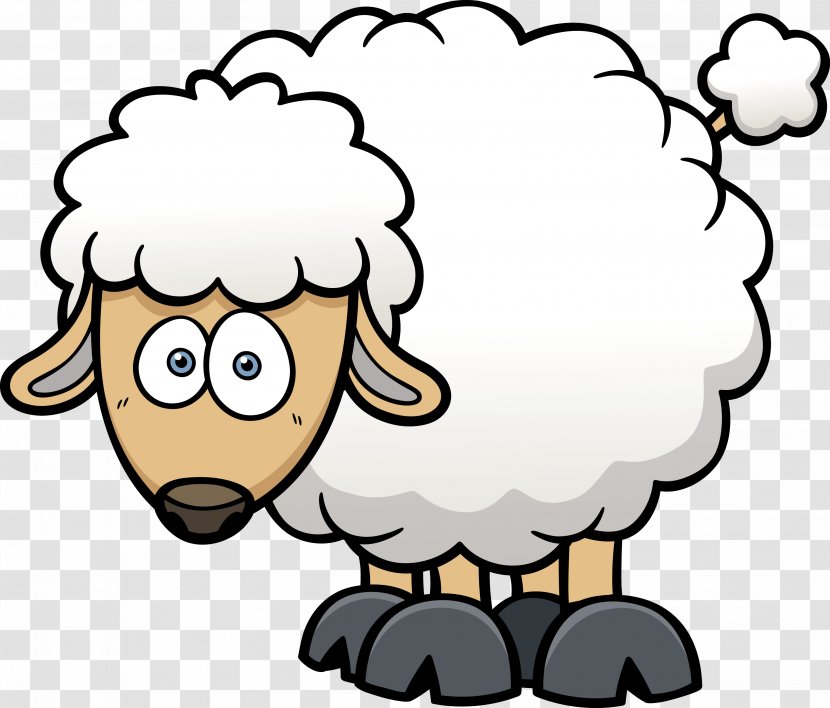 Sheep Cartoon Royalty-free - Organism Transparent PNG