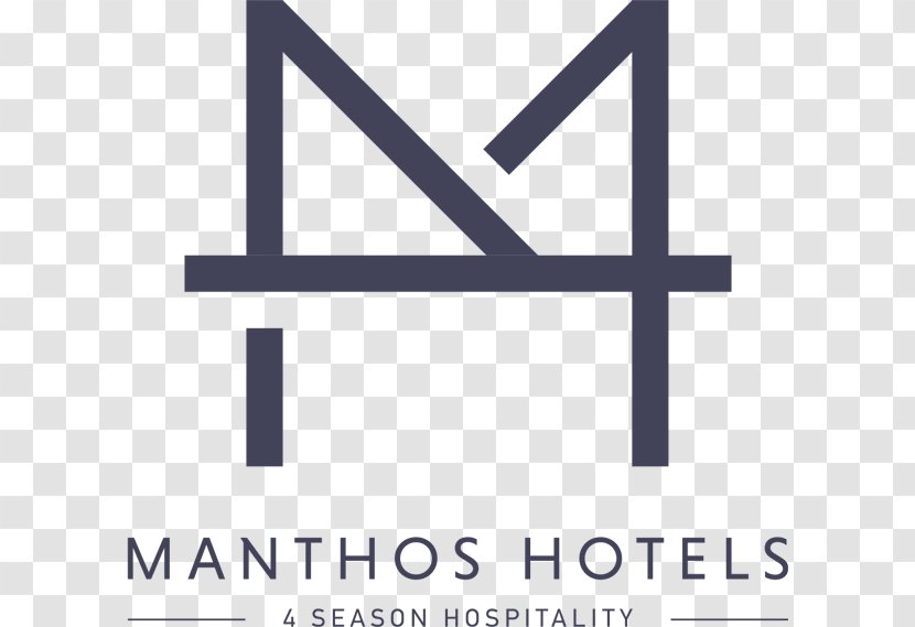 Logo Manthos Hotel Brand - Text Transparent PNG