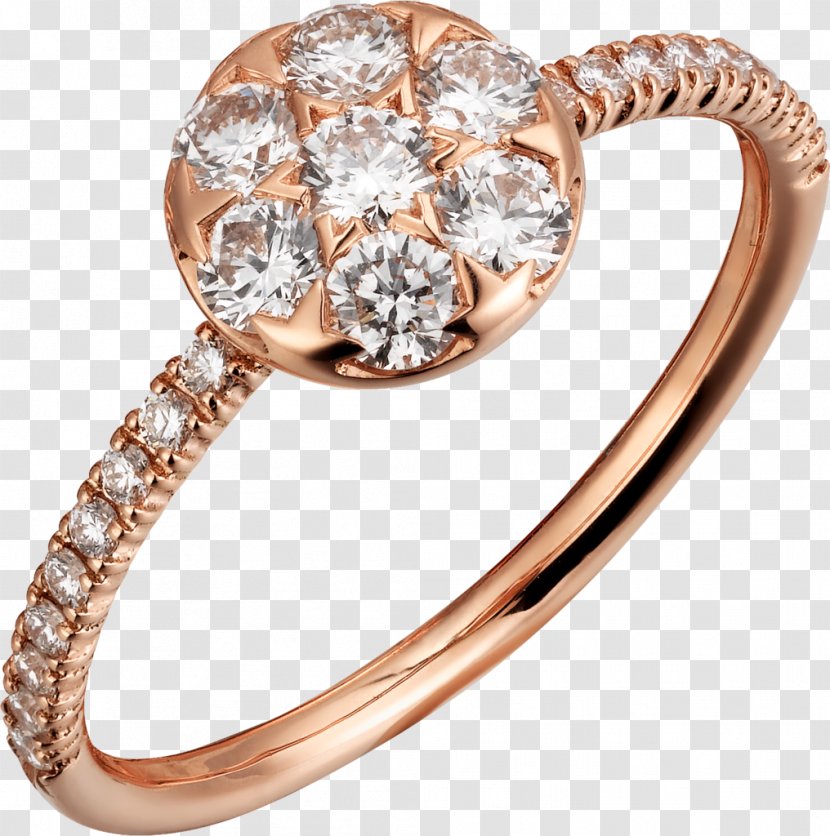 Cartier Ring Diamond Jewellery Gold - Gemstone Transparent PNG