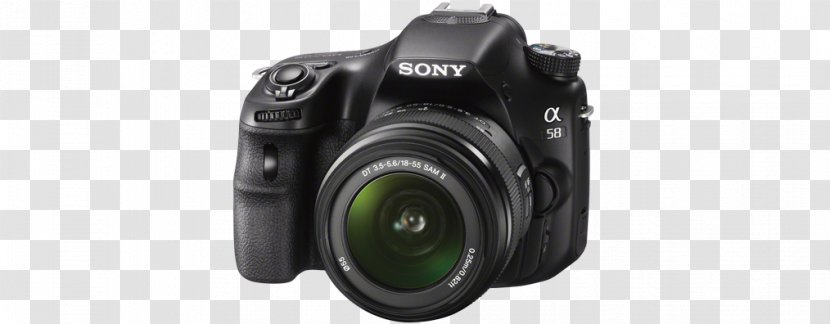 Sony Alpha 58 NEX-5 99 SLT Camera Digital SLR - Lens - Slr Cameras Transparent PNG