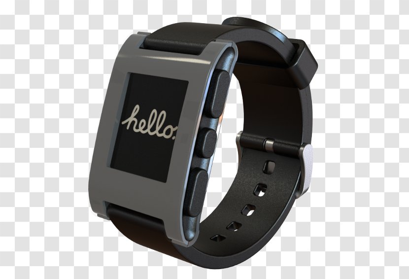 Pebble Time Smartwatch Wearable Technology - Watch Transparent PNG