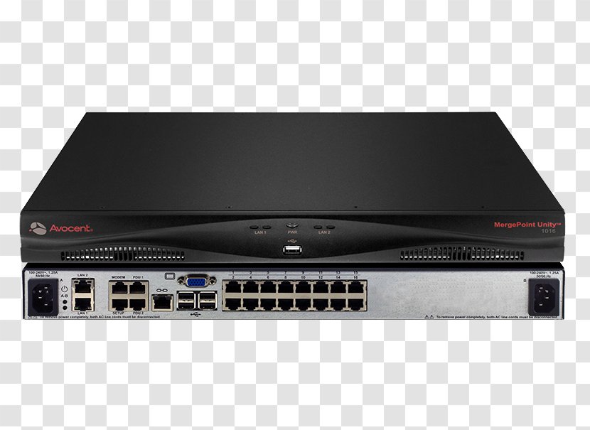 Wireless Access Points KVM Switches Avocent Network Switch Port - Vertiv Co - USB Transparent PNG
