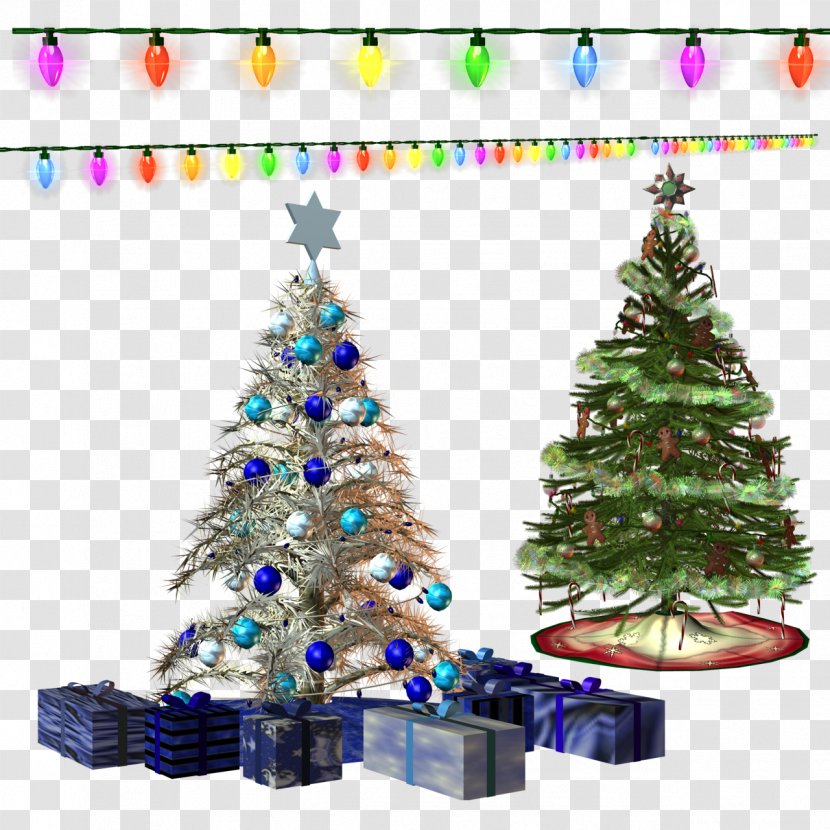 Christmas Tree Ornament Fir New Year - Pine Transparent PNG