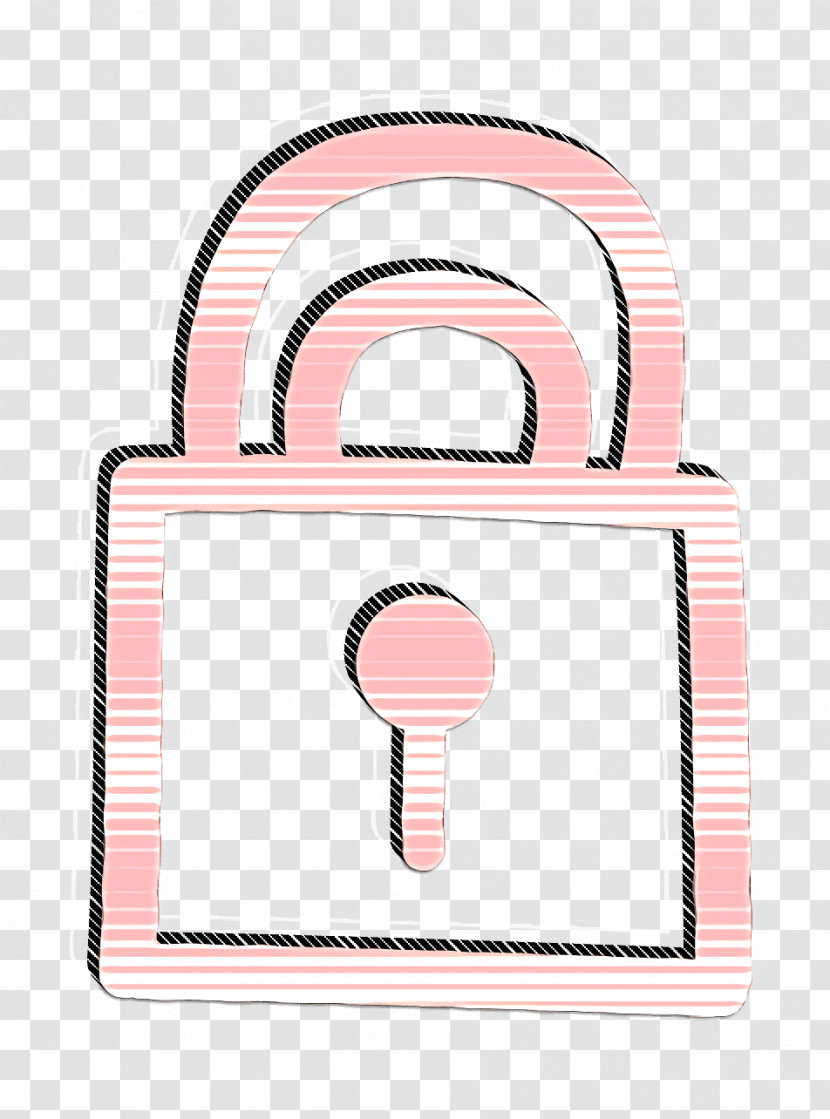 Lock Icon Security Icon Hand Drawn Icon Transparent PNG