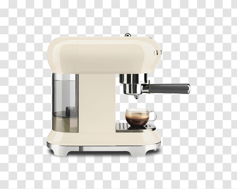 Espresso Coffee Cream Cappuccino Italian Cuisine - Home Appliance - Machine Retro Transparent PNG