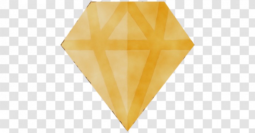 Yellow Background - Orange - Triangle Transparent PNG