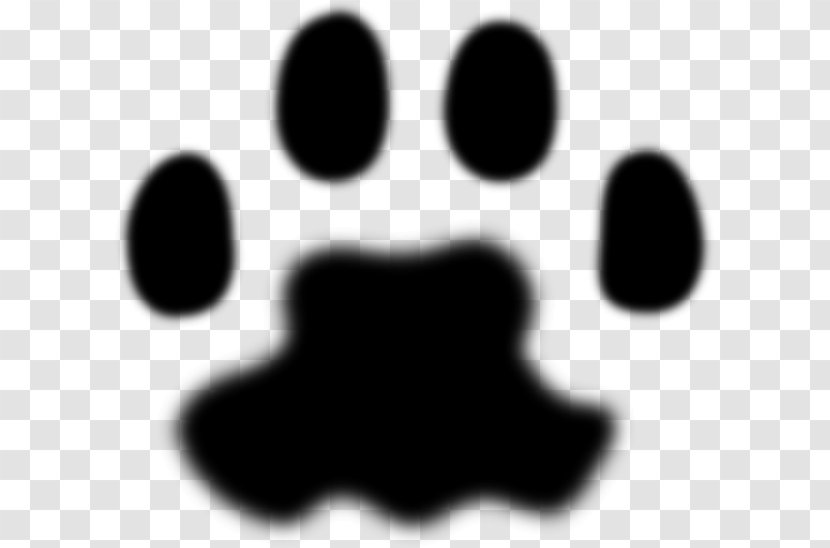 Dog Cat Paw Animal Track Lion - Monochrome - Footprints Transparent PNG