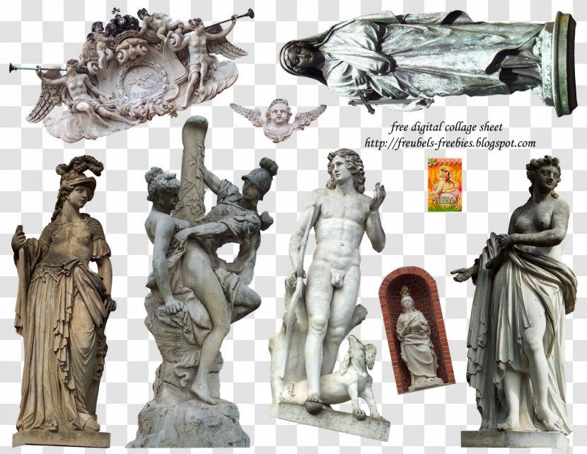 Statue Classical Sculpture Figurine - Circus Label Transparent PNG