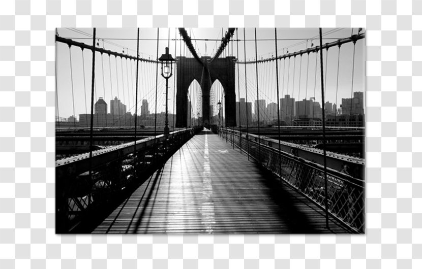 Brooklyn Bridge Mural Wall Decal - Poster Transparent PNG