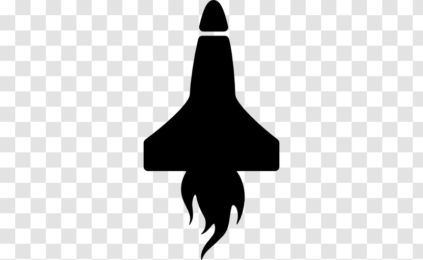 Rocket - Silhouette - Outer Space Transparent PNG