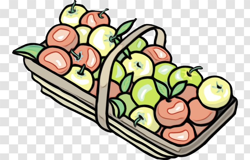 Clip Art The Basket Of Apples - Sushi - Royalty Payment Transparent PNG