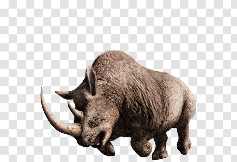 Far Cry Primal Woolly Rhinoceros Tiger Ubisoft Mammoth - Terrestrial Animal Transparent PNG