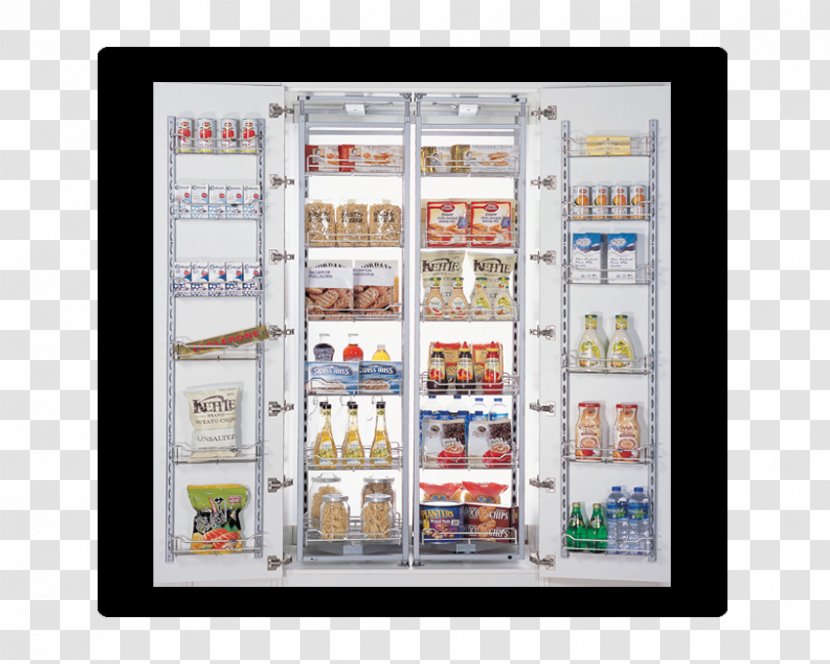 Refrigerator Kitchen Accessories House Display Case - Stainless Steel Transparent PNG