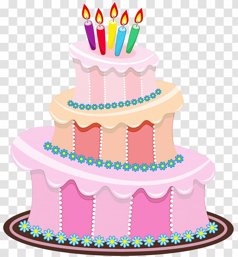 Happy Birthday Black And White - Icing - Cake Stand Kuchen Transparent PNG