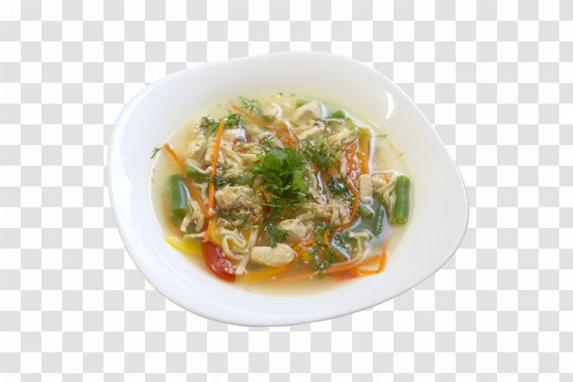 Thai Cuisine Vegetarian Chinese Soup Recipe - Dishware Transparent PNG