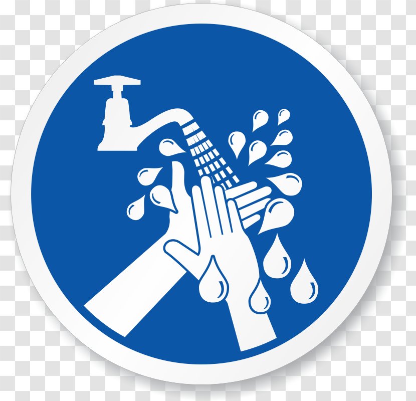 Laundry Symbol Hand Washing Sign - Health - Raise Transparent PNG