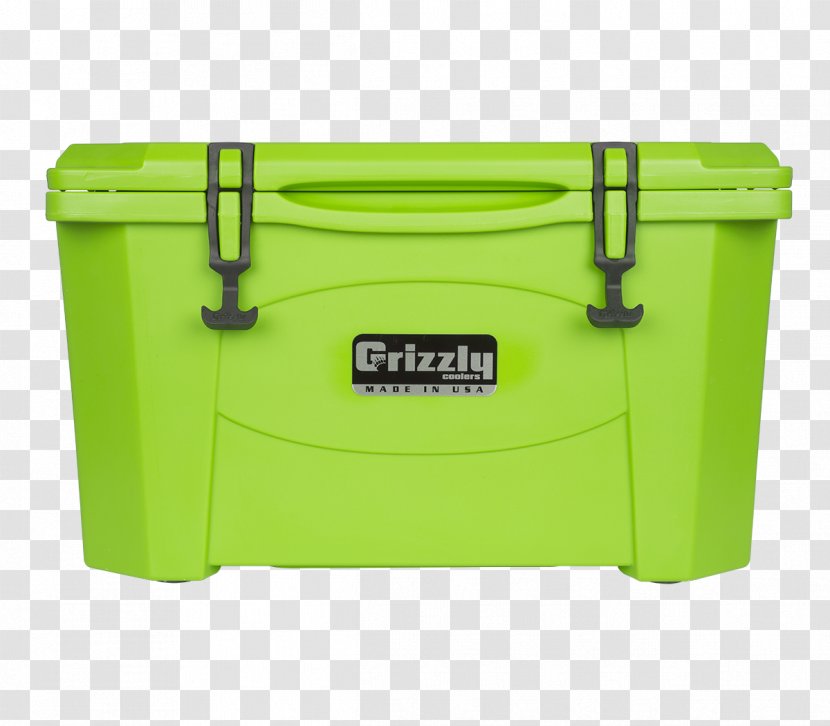 Grizzly Coolers 40 20 Hunting - Iowa Rotocast Plastics Inc - Ice Lime Transparent PNG