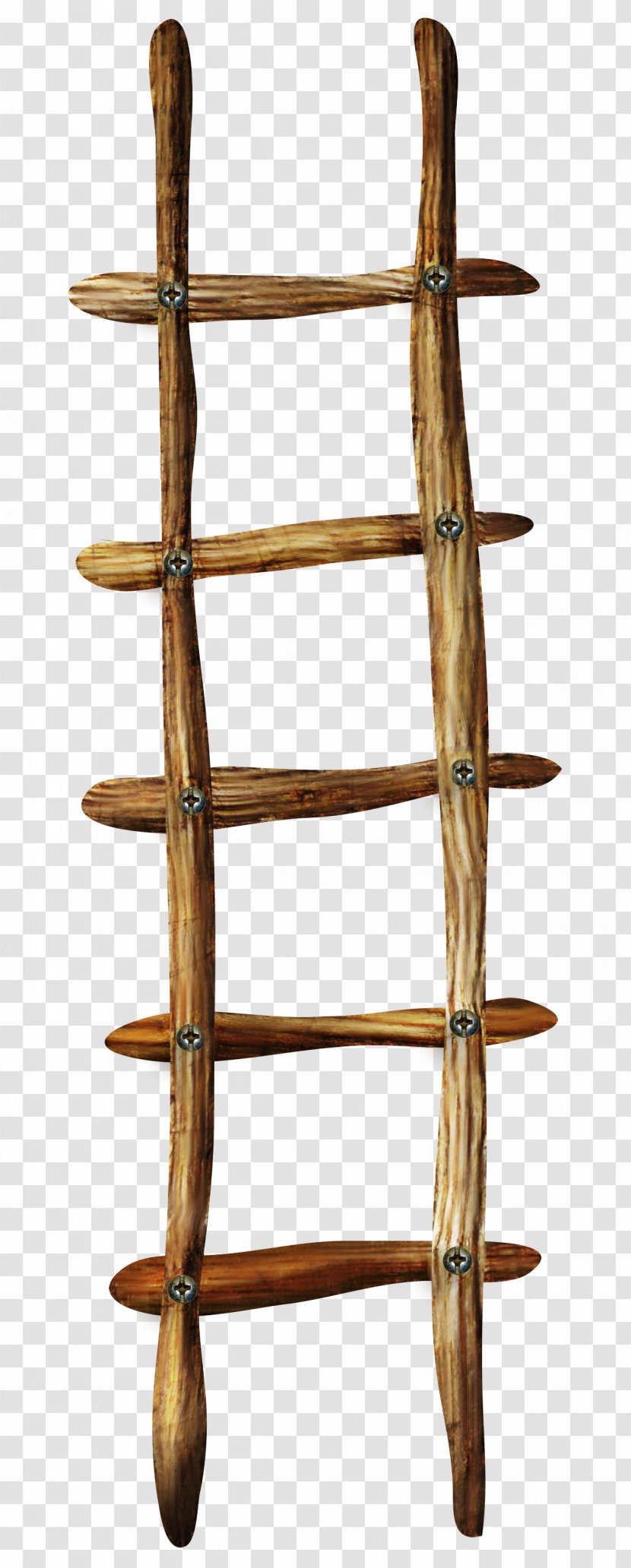 Ladder Wood Clip Art - Furniture - Pretty Brown Wooden Transparent PNG