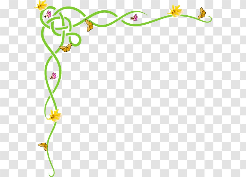 Free Content Spring Clip Art - Plant - May Border Cliparts Transparent PNG