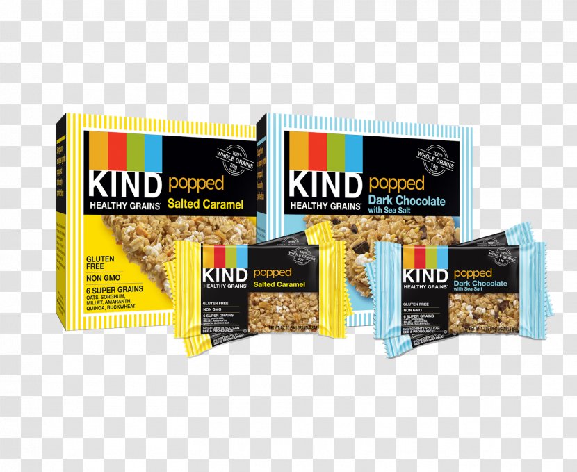 Kind Breakfast Granola Cereal Salt - Caramel Transparent PNG