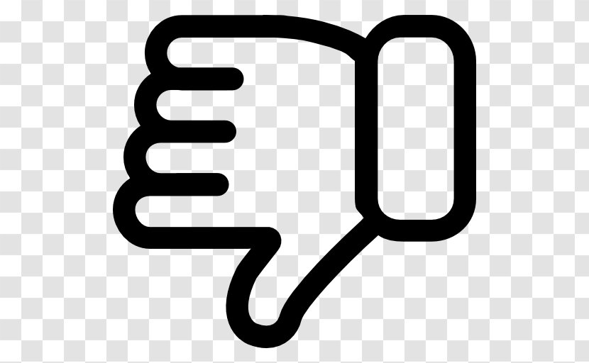 Thumb Signal Like Button Symbol Clip Art - Black And White Transparent PNG