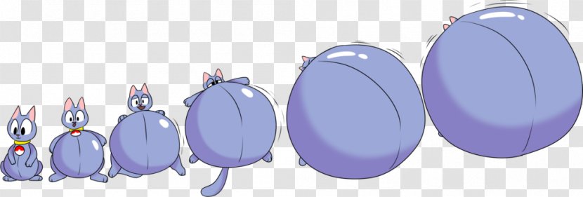 Cat Kitten Inflation Riolu Drawing - Persian - Digital Sequence Transparent PNG