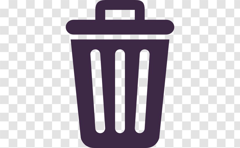 Rubbish Bins & Waste Paper Baskets Recycling Bin - Logo - Purple Transparent PNG