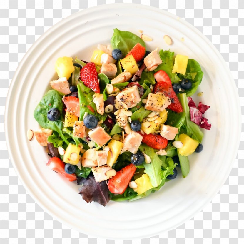 Caesar Salad Vinaigrette Chicken Stuffing Fruit - Greek Food - Cooking Transparent PNG