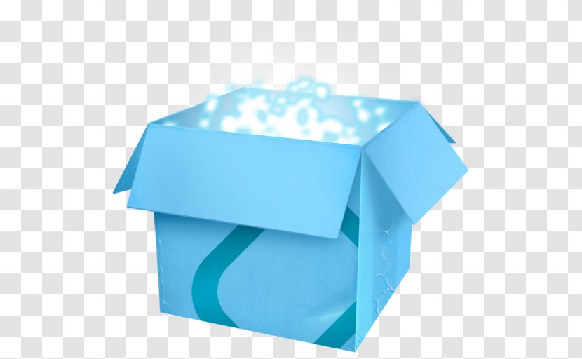 Product Design Turquoise - Box - Dropbox Transparent PNG