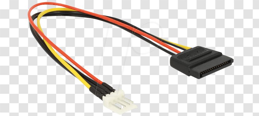 Power Supply Unit Serial ATA Electrical Cable Connector Molex - Computer Transparent PNG