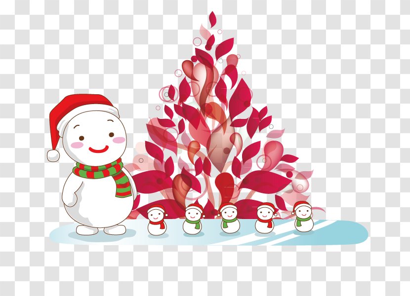 Christmas Tree Illustration - Royaltyfree - Creative Transparent PNG