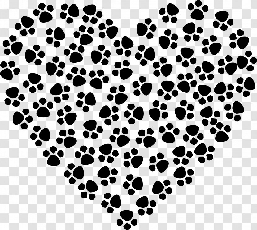 Dog Cat Paw T-shirt Heart - Point - Posters Transparent PNG