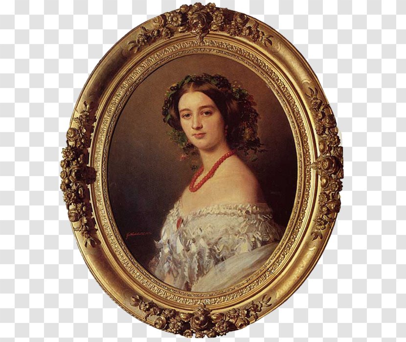 Franz Xaver Winterhalter Maria Louise Of Wagram Princess Murat Pauline Sandor, Metternich Portrait Baden - Queen Victoria Transparent PNG