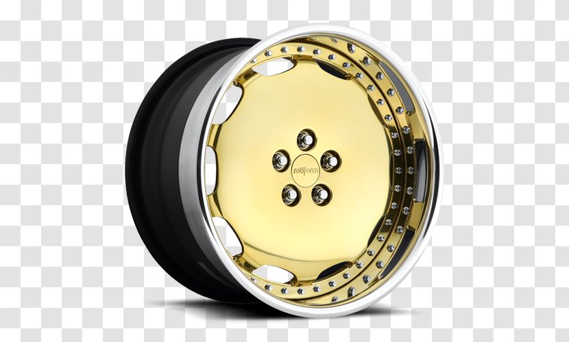 Rotiform, LLC. Car Gold Custom Wheel Transparent PNG