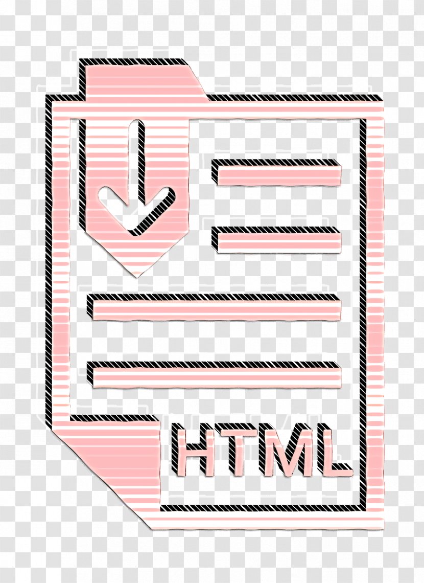 File Icon Extension Format - Pink Html Transparent PNG