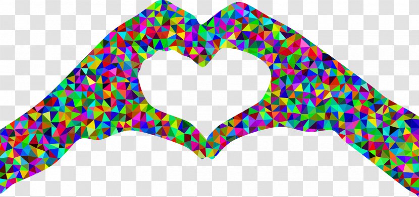 Hand Heart Shape Clip Art - Love - Hands Transparent PNG