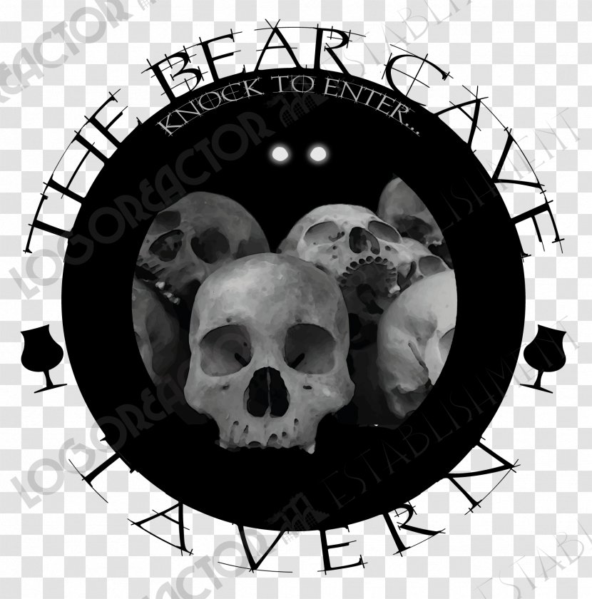 Culture Pakistan Skull Wheel Black - Cave Bear Transparent PNG